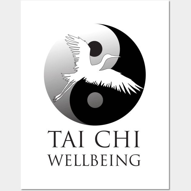 Tai Chi Wellbeing (for light backgrounds) Wall Art by Tai Chi Wellbeing